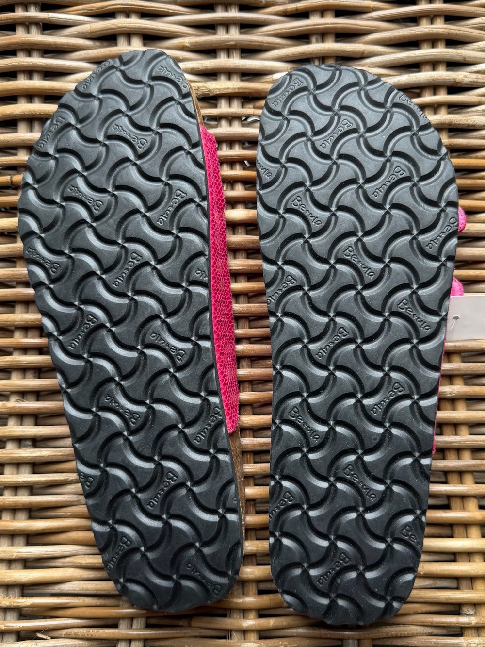NWT Betula By Birkenstock Florida Sandals Pink Snake Print Womens Size 42 11 US - Picture 7 of 10